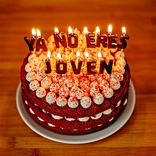 Original Birthday Candles You're Not Young Anymore (Velas de Aniversário Originais)