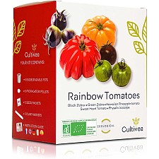 Kit para o cultivo de tomates coloridos