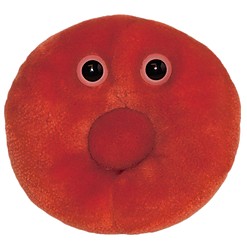 Peluche de micróbio "Glóbulos vermelhos".