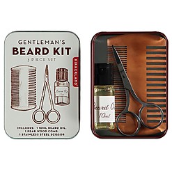 Kit de bolso para o cuidado da barba