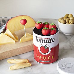 Garfos de aperitivo em forma de tomate