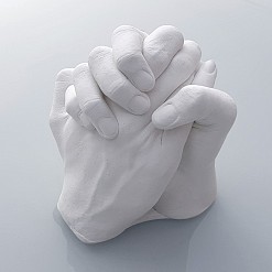Kit para fazer uma escultura 3D de 2 mãos