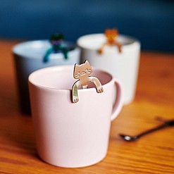 Colheres de café em forma de gatinho