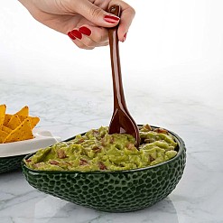 Taça de guacamole em forma de abacate