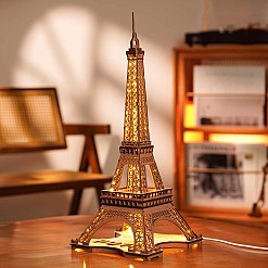 Puzzle 3D para construir a Torre Eiffel