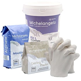 Kit para fazer uma escultura 3D de 2 mãos