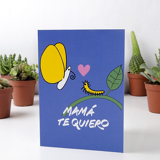 Um cartão de felicitações para a mãe