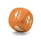 Primeiro, enrole a laranja para descobrir o plano de refeições (take away ou comida caseira).