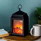 Lanterna com chaminé mini led