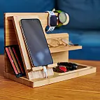 Bamblock, organizador de secretária em bambu