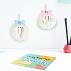 Kit de argila para pegadas de bebé