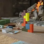 Fabricado em madeira de faia