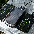 Carregador solar de 20.000 mAh