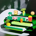 Caixa surpresa com mini vaso em forma de comida