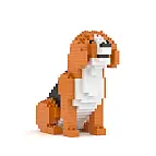 Blocos de construção para criar um cachorrinho beagle mini