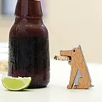 Abre-garrafas com a forma de um cão
