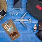 Formato mini, perfeito para viajar