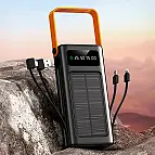 Powerbank solar portátil de 20 000 mAh