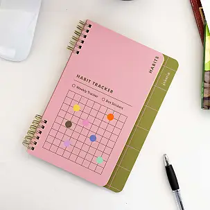 Caderno de hábitos e objectivos