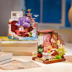 Kit para construir uma casa em miniatura