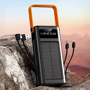 Bateria externa solar portátil de 20.000 mAh