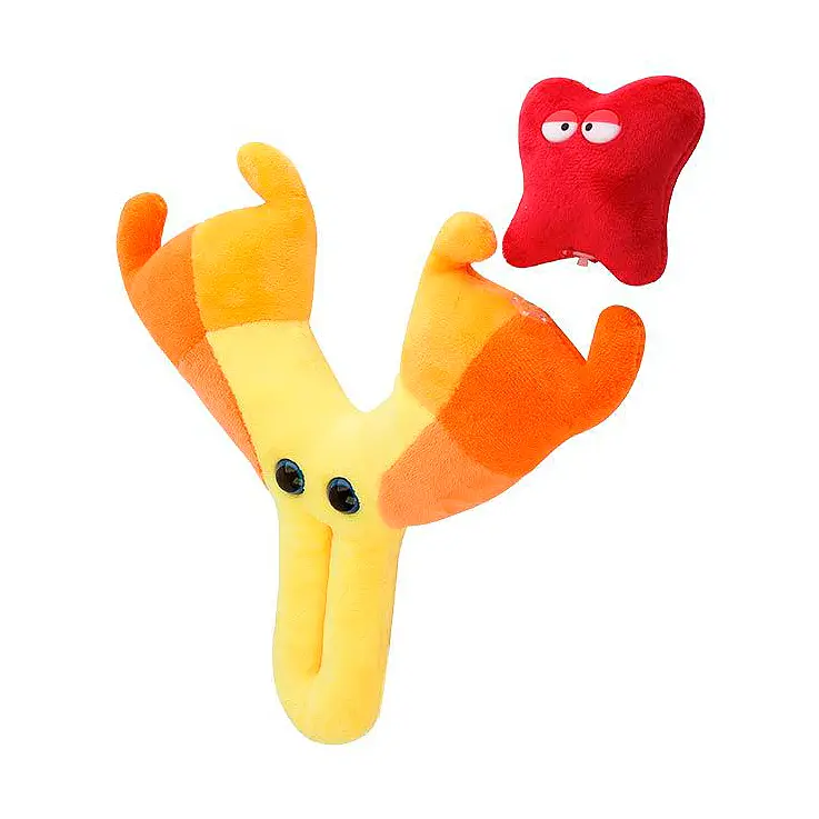 Inclui um folheto com informações sobre anticorpos