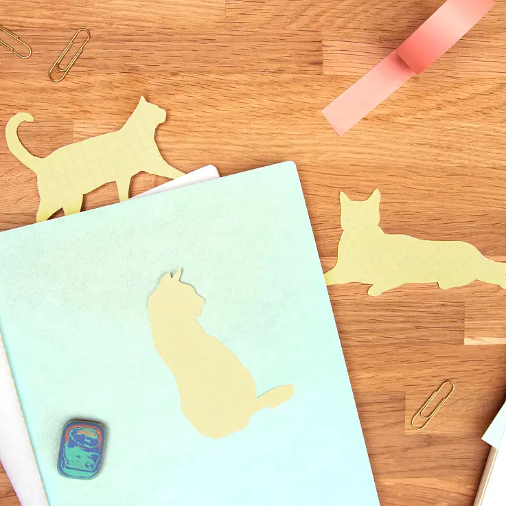 Notas adesivas para gatos