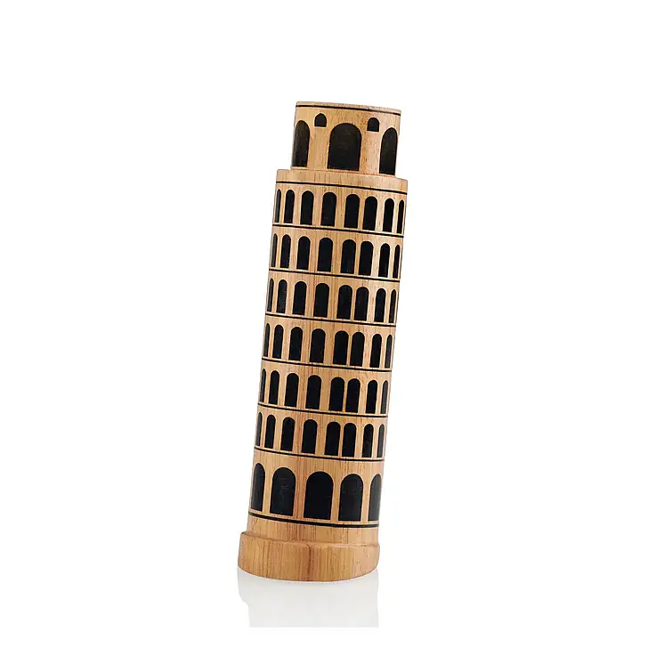 Feito de madeira de borracha