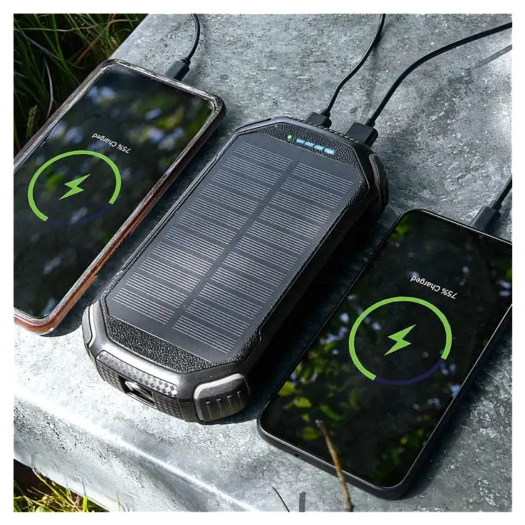Carregador solar de 20.000 mAh