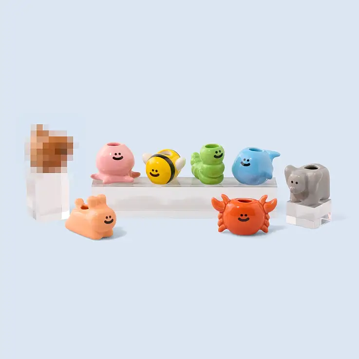 Fabricado em cerâmica