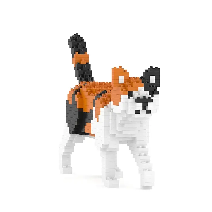 Blocos de construção para criar um mini gato