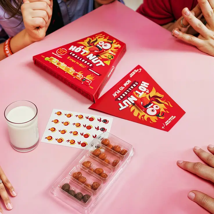 O picante aumenta com cada nível