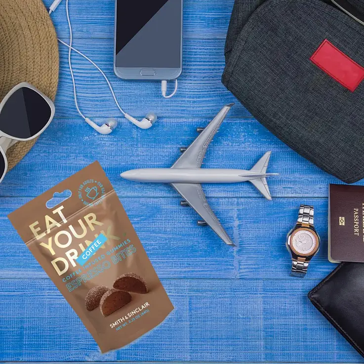 Formato mini, perfeito para viajar