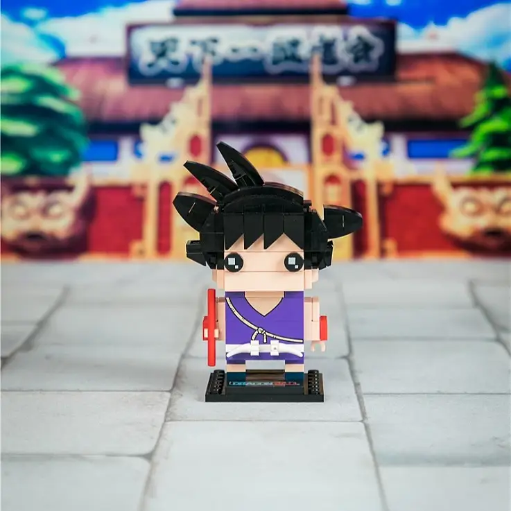Figura para montar do Goku de Dragon Ball 