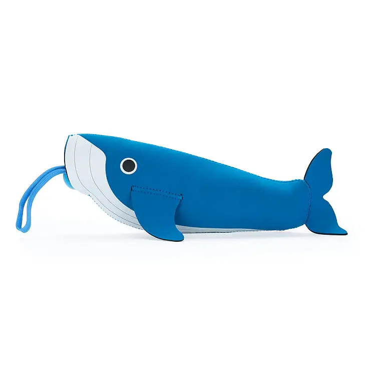 Capa de neoprene em forma de baleia