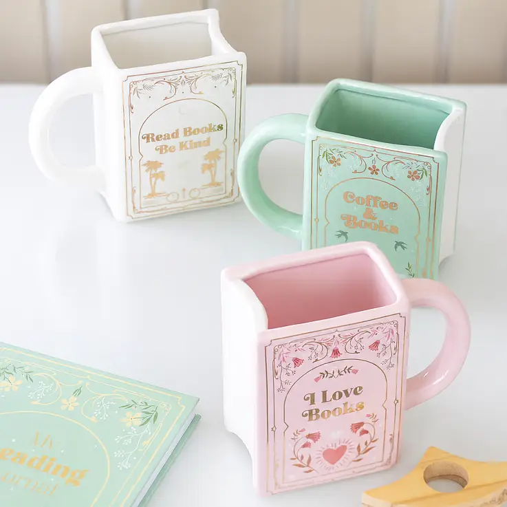 Caneca em forma de livro